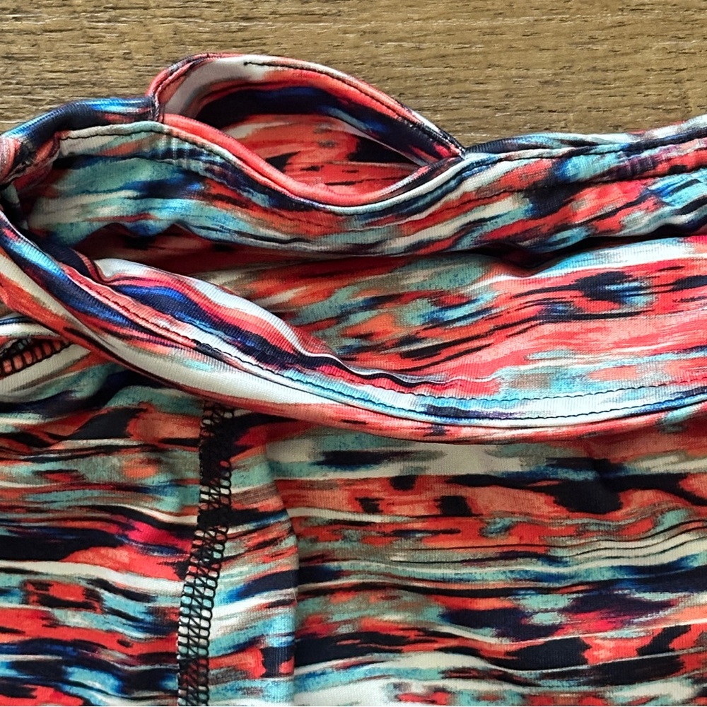 Colorful vibrant tennis skort size medium TEK GEAR - Picture 10 of 12
